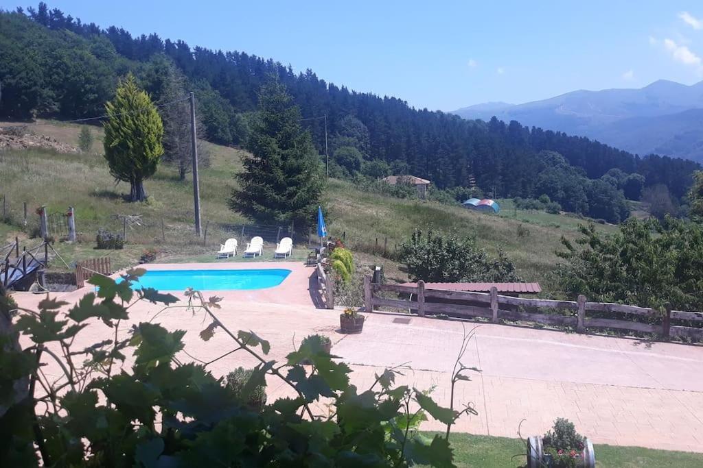 Caserio Vasco Con Piscina Y Barbacoa Orozko Ngoại thất bức ảnh